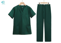 Opnieuw te gebruiken polyester het Katoen schrobt de Doek van Uniforms Gown Hospital van de Kostuumsverpleegster