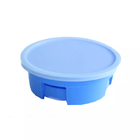 De plastic Kom van de Gidsdraad met 5 Tab Polypropylene 2500 ml Blauw