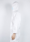 Wit Beschikbaar Beschermend Kostuum Medisch Overtrek van het Toga Stofdicht het Antidruppeltje
