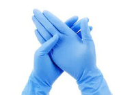 Medische wegwerpbare blauwe nitrilhandschoenen Poedervrije veiligheidsonderzoekshandschoenen