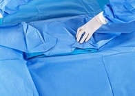 Stoffen Niet-geweven Chirurgisch Steriel Gordijn 20 X 20 Duim in Blauwe Kleur voor het Ziekenhuisgebruik