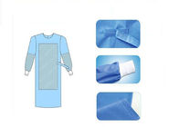 Chirurg Disposable Surgical Gown, de Toga'spp PE van de Laboratorium Blauw Plastic Isolatie Materiaal
