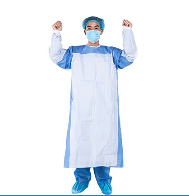 Sterilisatie Blauwe EO SMS Beschikbare Chirurgische Toga