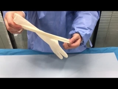 Medical Grade Sterile Latex Gloves Powdered Disposable Doctor Gloves