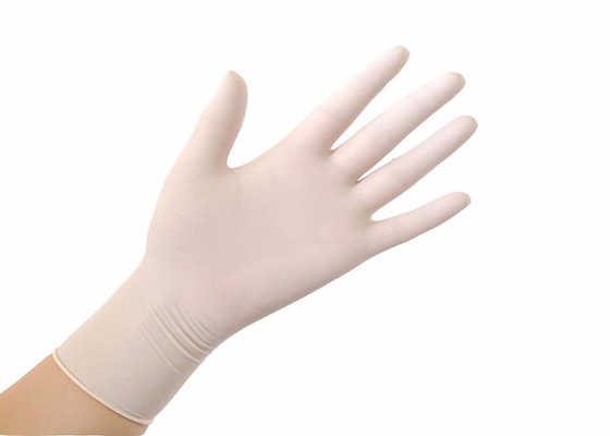 steriele wegwerphandschoenen materiaal latex nitril poedervrije veiligheidshandschoenen kleur blauw wit aangepast standaardmaat SML