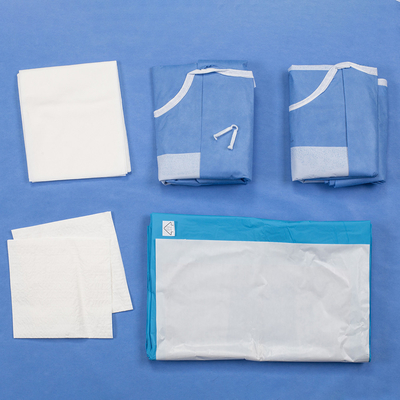 Van het de Keizersnedepak van Ce Beschikbare Vastgestelde het Ziekenhuis Chirurgische Steriel drapeert