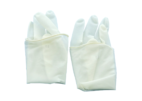Melkachtige Witte Beschikbare Latexhandschoenen 100pcs/Box 0.07mm
