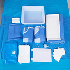 Blauw versterkte wegwerpchirurgische gordijnen met kleefmiddel voor insnijding