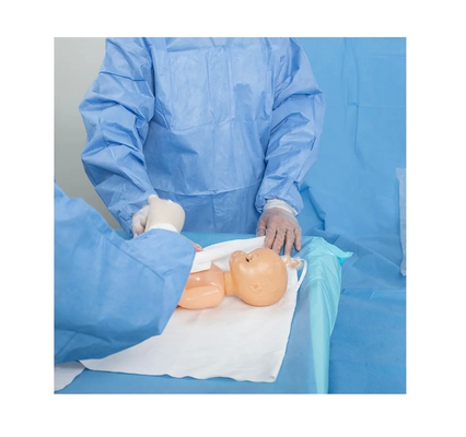 Eenmalige chirurgische verpakkingen in blauw / groen / wit voor medische procedures - steriele en aanpasbare