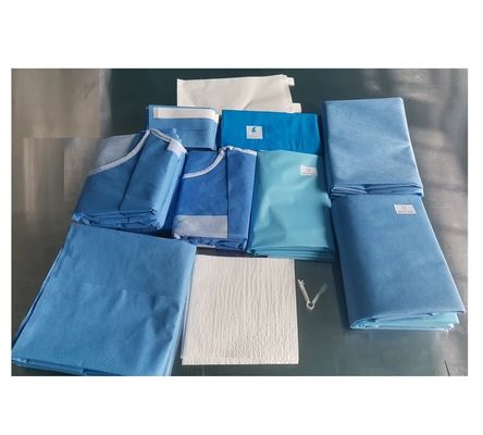 Regelmatige, eenmalige, mouwloze chirurgische jurken, gebonden aan niet-geweven stof, ademend, unisex jurken