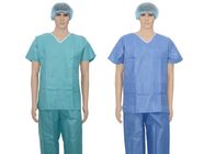 Schrobt het Spunbond Niet-geweven Wegwerpproduct Kostuums Geduldige Laag met Chirurgische Kappen