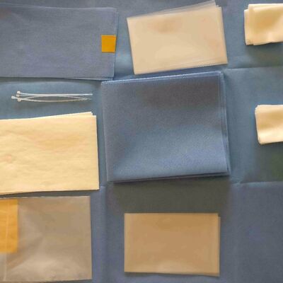 Steriele Chirurgische Pakketten voor Stoomsterilisatie met Non-woven Materiaal en Angiografie Pakket voor Ziekenhuizen